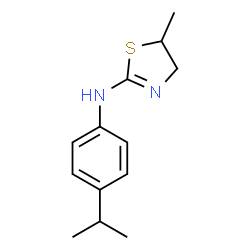 ChemSpider 2D Image | (4-Isopropyl-phenyl)-(5-methyl-thiazolidin-2-ylidene)-amine | C13H18N2S