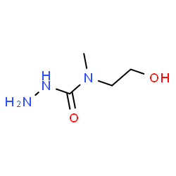 ChemSpider 2D Image | N-(2-Hydroxyethyl)-N-methylhydrazinecarboxamide | C4H11N3O2
