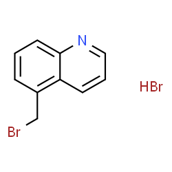 ChemSpider 2D Image | 5-(Bromomethyl)quinoline hydrobromide | C10H9Br2N