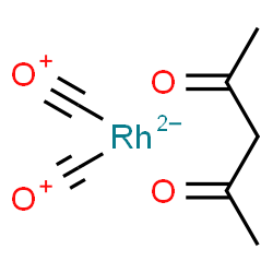 ChemSpider 2D Image | Dicarbonylrhodium - 2,4-pentanedione (1:1) | C7H8O4Rh