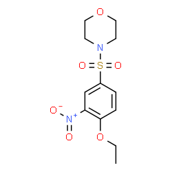 ChemSpider 2D Image | 4-[(4-Ethoxy-3-nitrophenyl)sulfonyl]morpholine | C12H16N2O6S