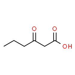 ChemSpider 2D Image | 3-Oxohexanoic acid | C6H10O3