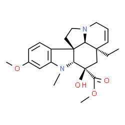 ChemSpider 2D Image | desacetoxyvindoline | C23H30N2O4