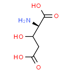 ChemSpider 2D Image | 3-hydroxy-L-glutamic acid | C5H9NO5