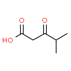 ChemSpider 2D Image | 4-Methyl-3-oxopentanoic acid | C6H10O3