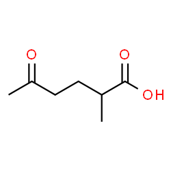 ChemSpider 2D Image | 2-Methyl-5-oxohexanoic acid | C7H12O3