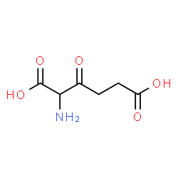 ChemSpider 2D Image | 2-amino-3-oxoadipic acid | C6H9NO5
