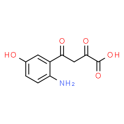 ChemSpider 2D Image | 4-(2-amino-5-hydroxyphenyl) -2,4-dioxobutanoate | C10H9NO5