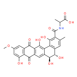 ChemSpider 2D Image | Pradimicinone I | C28H23NO11