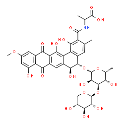 ChemSpider 2D Image | Benanomicin A | C39H41NO19