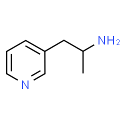 ChemSpider 2D Image | 1-(3-Pyridinyl)-2-propanamine | C8H12N2