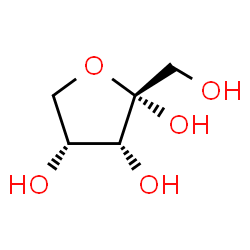 ChemSpider 2D Image | alpha-D-Ribulofuranose | C5H10O5