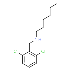 ChemSpider 2D Image | N-(2,6-Dichlorobenzyl)-1-hexanamine | C13H19Cl2N