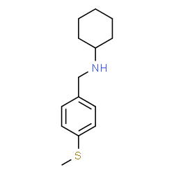 ChemSpider 2D Image | N-[4-(Methylsulfanyl)benzyl]cyclohexanamine | C14H21NS
