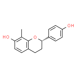 ChemSpider 2D Image | 7,4'-Dihydroxy-8-methylflavan | C16H16O3