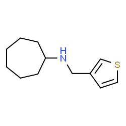 ChemSpider 2D Image | N-(3-Thienylmethyl)cycloheptanamine | C12H19NS