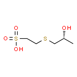 ChemSpider 2D Image | (R)-2-hydroxypropyl-CoM | C5H12O4S2