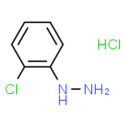 ChemSpider 2D Image | 2-Chlorophenylhydrazine hydrochloride | C6H8Cl2N2