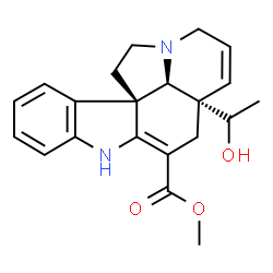 ChemSpider 2D Image | 19-Hydroxytabersonine | C21H24N2O3