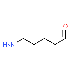 ChemSpider 2D Image | 5-Aminopentanal | C5H11NO