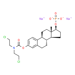 ChemSpider 2D Image | Estramustine phosphate sodium | C23H30Cl2NNa2O6P