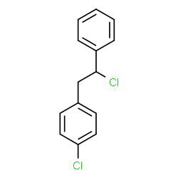 ChemSpider 2D Image | 1-Chloro-4-(2-chloro-2-phenylethyl)benzene | C14H12Cl2