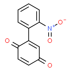 ChemSpider 2D Image | 2-(2-Nitrophenyl)-1,4-benzoquinone | C12H7NO4