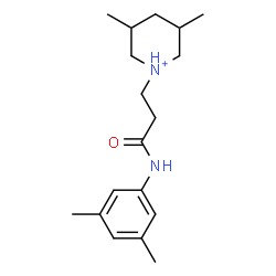ChemSpider 2D Image | 1-{3-[(3,5-Dimethylphenyl)amino]-3-oxopropyl}-3,5-dimethylpiperidinium | C18H29N2O