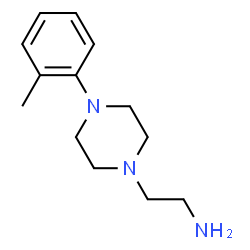 ChemSpider 2D Image | 2-(4-o-tolyl-piperazin-1-yl)-ethylamine | C13H21N3