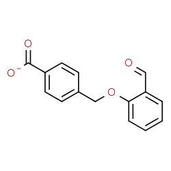 ChemSpider 2D Image | 4-[(2-Formylphenoxy)methyl]benzoate | C15H11O4