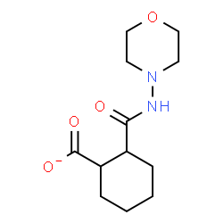 ChemSpider 2D Image | 2-(4-Morpholinylcarbamoyl)cyclohexanecarboxylate | C12H19N2O4