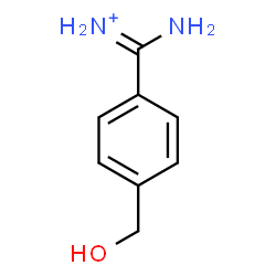 ChemSpider 2D Image | Amino[4-(hydroxymethyl)phenyl]methaniminium | C8H11N2O
