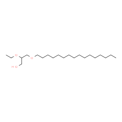 ChemSpider 2D Image | 2-Ethoxy-3-(hexadecyloxy)-1-propanol | C21H44O3
