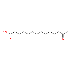 ChemSpider 2D Image | 13-keto myristic acid | C14H26O3
