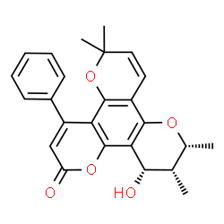ChemSpider 2D Image | Inophyllum A | C25H24O5