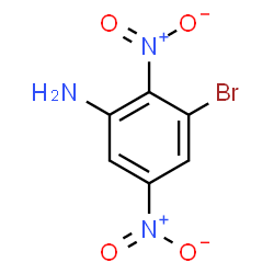 ChemSpider 2D Image | 3-Bromo-2,5-dinitroaniline | C6H4BrN3O4