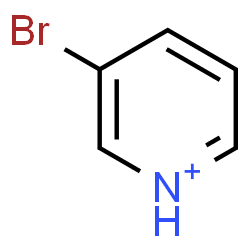 ChemSpider 2D Image | 3-Bromopyridinium | C5H5BrN