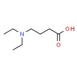 ChemSpider 2D Image | 4-(Diethylamino)butanoic acid | C8H17NO2