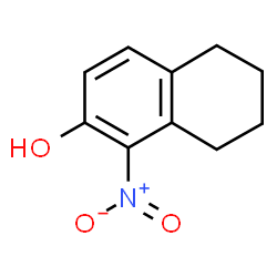 ChemSpider 2D Image | 1-Nitro-5,6,7,8-tetrahydro-2-naphthalenol | C10H11NO3
