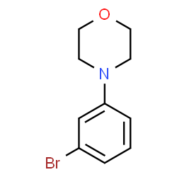 ChemSpider 2D Image | 4-(3-Bromophenyl)morpholine | C10H12BrNO