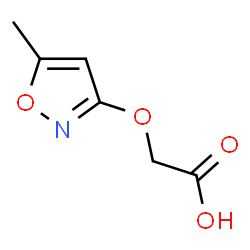 ChemSpider 2D Image | [(5-methylisoxazol-3-yl)oxy]acetic acid | C6H7NO4
