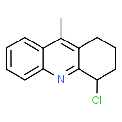 ChemSpider 2D Image | 4-Chloro-9-methyl-1,2,3,4-tetrahydroacridine | C14H14ClN