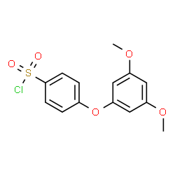 ChemSpider 2D Image | 4-(3,5-Dimethoxyphenoxy)benzenesulfonyl chloride | C14H13ClO5S