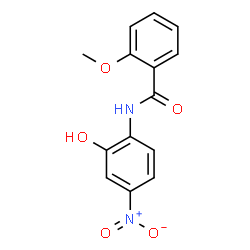 ChemSpider 2D Image | N-(2-Hydroxy-4-nitrophenyl)-2-methoxybenzamide | C14H12N2O5