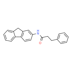 ChemSpider 2D Image | N-(9H-Fluoren-2-yl)-3-phenylpropanamide | C22H19NO