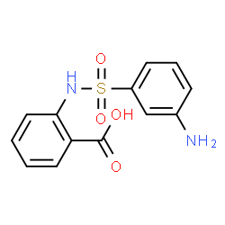 ChemSpider 2D Image | 2-(3-Aminophenylsulfonamido)benzoic acid | C13H12N2O4S
