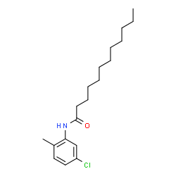 ChemSpider 2D Image | N-(5-Chloro-2-methylphenyl)dodecanamide | C19H30ClNO