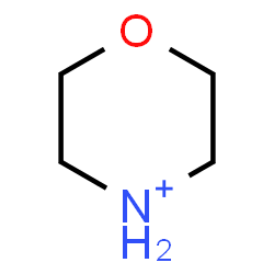 ChemSpider 2D Image | Morpholin-4-ium | C4H10NO