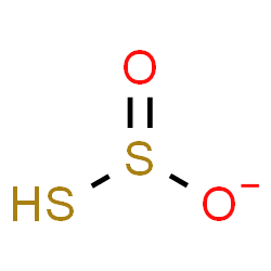 ChemSpider 2D Image | Hydrogen sulfurothioite | HO2S2