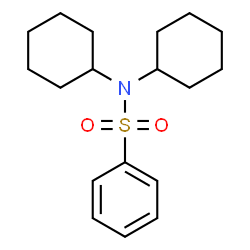 ChemSpider 2D Image | N,N-Dicyclohexylbenzenesulfonamide | C18H27NO2S